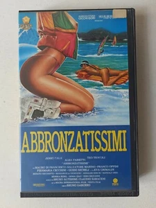 VHS ABBRONZATISSIMI Calà Teocoli Parietti Eva Grimaldi PENTA 1a ed 1991 NOLEGGIO - Foto 1 di 4