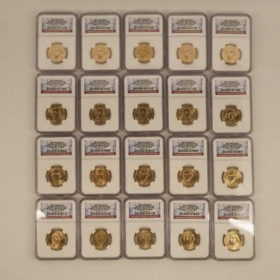 2007-P $1 George Washington First Day of Issue-NGC BU - Free Shipping USA - Image 1 of 4