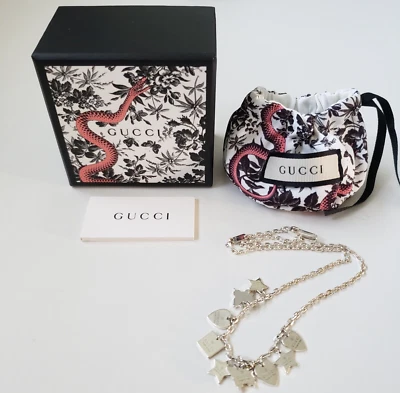 Gucci Sterling Silver Trademark Charm Necklace - Image 1 of 4