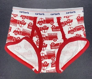 Carter’s Fire Truck 6 7 Boy Brief Cotton Underwear - Picture 1 of 3