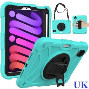 Shockproof Case w/ Shoulder Strap Apple iPad Mini 6 6th Generation 2021 8.3-inch - Picture 1 of 7