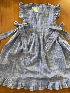 Zuccini EUC/NWT?? Blue Pinafore Style Woven Cotton Dress - 4 - Picture 1 of 8