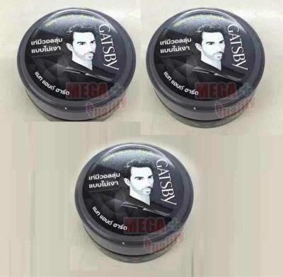3 x GATSBY Hair Styling Wax Mat and Hard From JAPAN 25 g. - Image 1 of 3