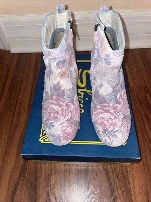 Sbicca Women's Petunias Suede Floral Ankle Boots Booties Size 7.5 - Image 1 of 4