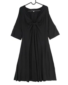 PLEIN SUD JEANIUS Black V Neck A Line Dress Size EU 36 40 42 UK 8 12 14 - Picture 1 of 6