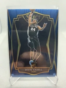 2020-21 Select Devin Vassell Blue Retail Premier Level RC #179 Spurs - Picture 1 of 2