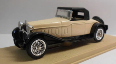 Eligor 1/43 Scale Diecast Model 1039 DELAGE D8 1934 CABRIOLET CAPOTE CREAM - Image 1 of 4