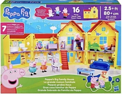 HASBRO Peppa Pig Peppa's Big Family House Playset **BRAND NEW**