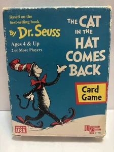 1998 University Games Dr. Seuss The Cat in The Hat Comes Back Card Game Free Sh. - Picture 1 of 3