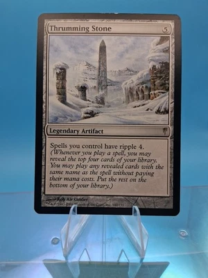 Magic the Gathering Thrumming Stone Coldsnap Legendary Artifact MTG TCG NM - Image 1 of 2