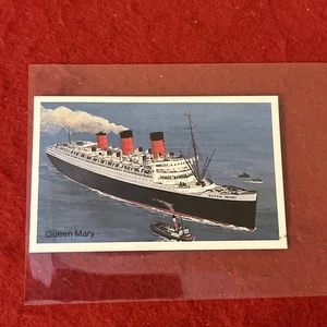Tarjeta de tabaco #30 EX 1981 Wills's "Embasy Of Speed" Queen Mary Ship - Imagen 1 de 3