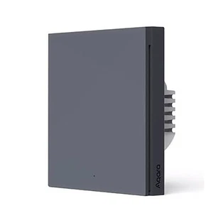 Aqara Zigbee 3.0 Intelligent Wall Switch with Neutral Single Button, Grey - Picture 1 of 4