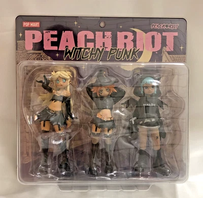 POPMART Peach Riot Witchy Punk Figures Vinyl Toy Gigi Poppy Frankie Witch Style - Image 1 of 4