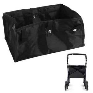 Foldable Wheelchair Storage Hanging Bag Hanging Rollator Walker Basket Travel - Picture 1 of 12