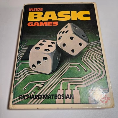 Inside BASIC Games Vintage Computer Book by Richard Mateosian Hardcover Ex-Lib - Image 1 of 4