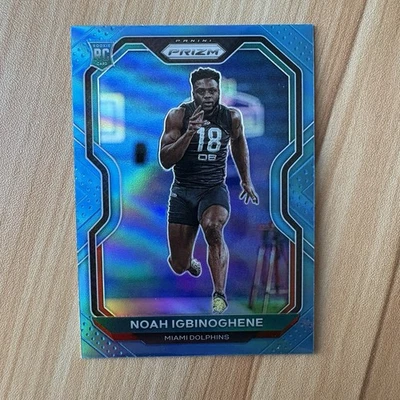 2020 Panini Prizm Noah Igbinoghene Rookie Light Blue #340 Miami Dolphins - Image 1 of 2