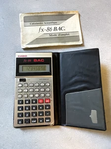 Calculatrice Casio FX-86 BAC vintage - Photo 1/2