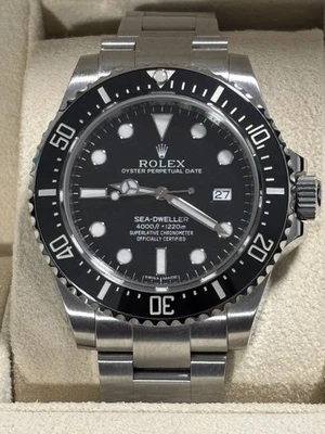 2014 Rolex Sea Dweller SD4K 116600 w/ Box & Papers Unpolished! W Diver Extension - Image 1 of 4