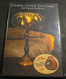 Creating a Gourd "Tree Lamp" with Pamala Redhawk DVD dreamcatcher - Picture 1 of 4