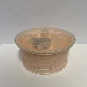 Hommer Manufacturing-Plastic Sewing Box /Basket w/Notions-Vintage-1950’s - Picture 1 of 13