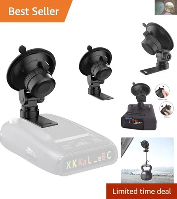 Versatile Radar Detector Suction Cup Bracket – Compatible with Uniden R6, R7 - Image 1 of 4