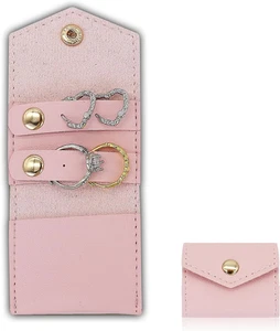 Schmuckkästchen Klein Schmuckrollen Faltbare Organizer Tasche Reisen - Bild 1 von 7