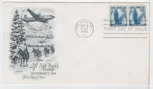 TurtlesTradingPost - 4 Cent Airmail Stamp #C48- 1954 FDC Artmaster Cachet - Picture 1 of 1