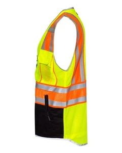 ๐ฅ Kishigo Premium Brilliant Series Ultimate Reflective Vest Up To 5XL 1543-1544 - Picture 1 of 7