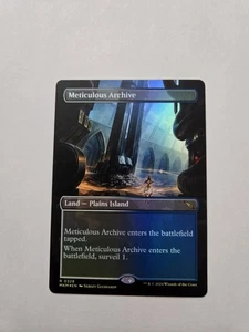 Meticulous Archive (Borderless) - Murders at Karlov Manor (MKM)Foil NM - Picture 1 of 2