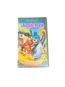 Jungle Book Walt Disney VHS Tape Classic Animated Film Video Retro Collectable  - Imagen 1 de 8
