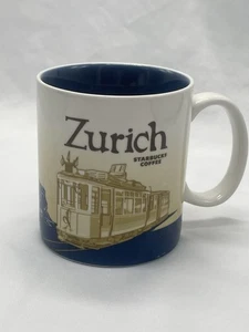 Starbucks Zurich Switzerland Collector Series Mug 16 Ounce 2010 Vintage Used - Picture 1 of 3