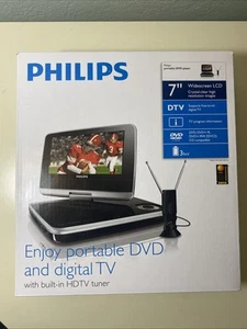 Philips PET749/37 7 Inch Dolby Digital MP3 Portable DVD Video Player - Picture 1 of 9