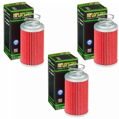 HifloFiltro HF567 Oil Filter 3 Pack Fits MV Agusta Brutale 1090 R 990R, F4 1000 - Image 1 of 4