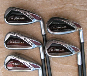 NICE CALLAWAY DIABLO EDGE IRONS IRON SET REGULAR FLEX GPAPHITE 6-PW RIGHT HANDED - Picture 1 of 11