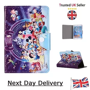 Case for Samsung Galaxy Tab 3 4 A7 A8 A10 S6 E 7 8" 10" Disney wonder Characters - Picture 1 of 7