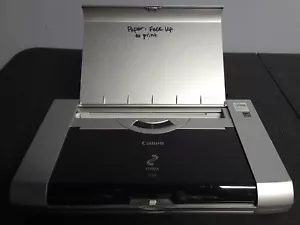 PARTS/REPAIR Canon iP90v Color Laptop Printer NO POWER SUPPLY - Picture 1 of 8