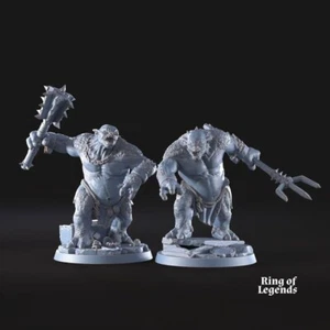 Goblins of the Cave 2x Troll Davale Games - Herr der Ringe - Tabletop - 28mm - Bild 1 von 4