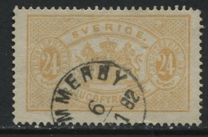 Sweden 1881 24 ore orange Official used - Picture 1 of 1