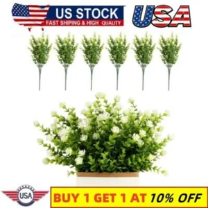 Artificial Flowers  Artificial Balcony Plants Fake Flowers Decoration UV Resist - Picture 1 of 8