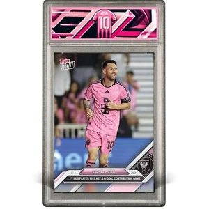 Topps Now Messi Miami MLS – 6 Assists, 1 Tor – Slab – /11257 Limit. - Bild 1 von 1