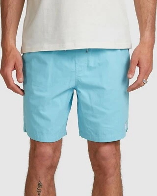 Von Zipper Men's Salty Dog Baltic Blue Beach Shorts Size : 34 - image 1 of 4