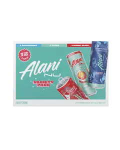 Alani Nu Sugar-Free Energy Drink,12-Pack Variety Pack, Juicy Peach, Cherry Slush - Picture 1 of 5