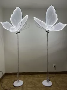 Lámpara de pie mariposa 2 piezas lámpara de techo decoración creativa fiesta ambiente accesorios - Imagen 1 de 14