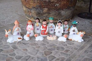 Nativity Christmas 14 piece  Quality Ceramic Set  Mexican Folk Art  - Picture 1 of 6