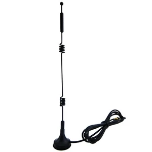 Dual Band WiFi Antenna Magnetic Base SMA Male Pin 12dBi CCTV Wireless Extension - Picture 1 of 10