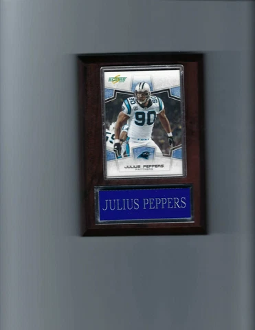 JULIUS PEPPERS PLAQUE CAROLINA PANTHERS FOOTBALL NFL   C2 Cover