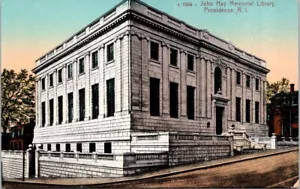 Providence RI John Hay Memorial Library Brown Univ Germany c1910 postcard NQ10 - Picture 1 of 2