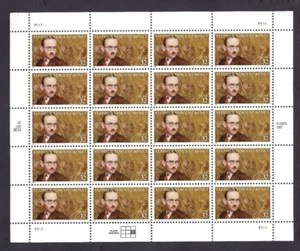 US Scott# 3221 1998 32c Pane of 20 Stephen Vincent Benet P1111 RM MNH VF - Picture 1 of 2