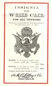 Antique 1905  M.C. Lilley Co. Columbus, Ohio U.S. Coat of Arms ORDER FORM - Picture 1 of 2
