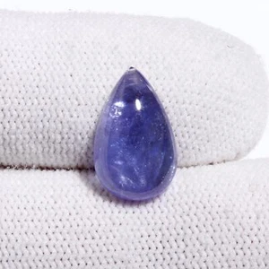 Natural Tanzanite Cabochon Pear Shape Loose Gemstone Size 14.5x9x4.5mm 4.6cts - Picture 1 of 3